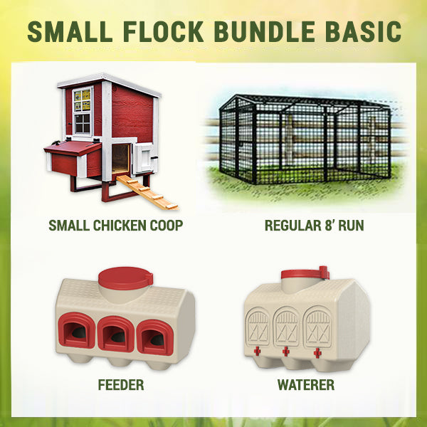 OverEZ Chicken Coop Small Flock Bundle Basic