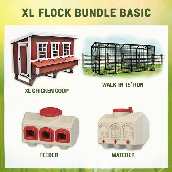 OverEZ Chicken Coop XL Flock Bundle Basic