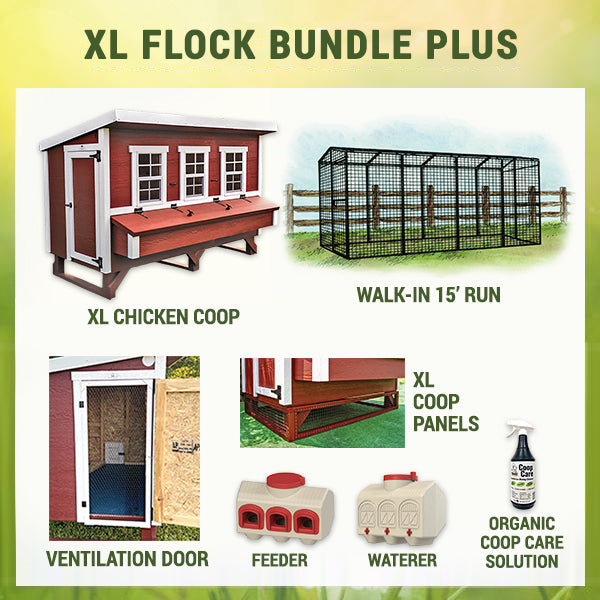 OverEZ Chicken Coop XL Flock Bundle Plus