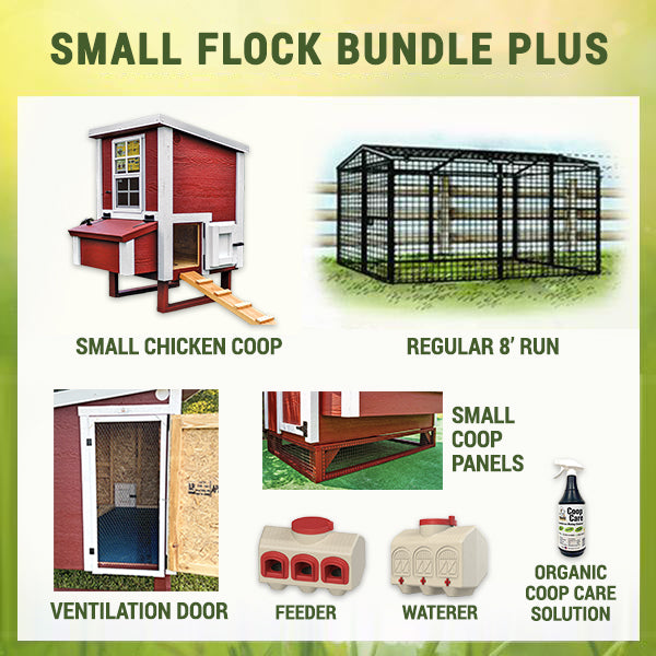 OverEZ Chicken Coop Small Flock Bundle Plus