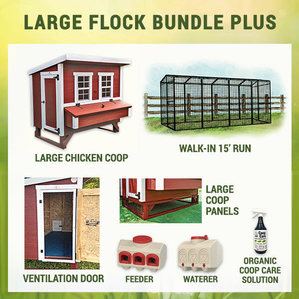 OverEZ Chicken Coop Large Flock Bundle Plus