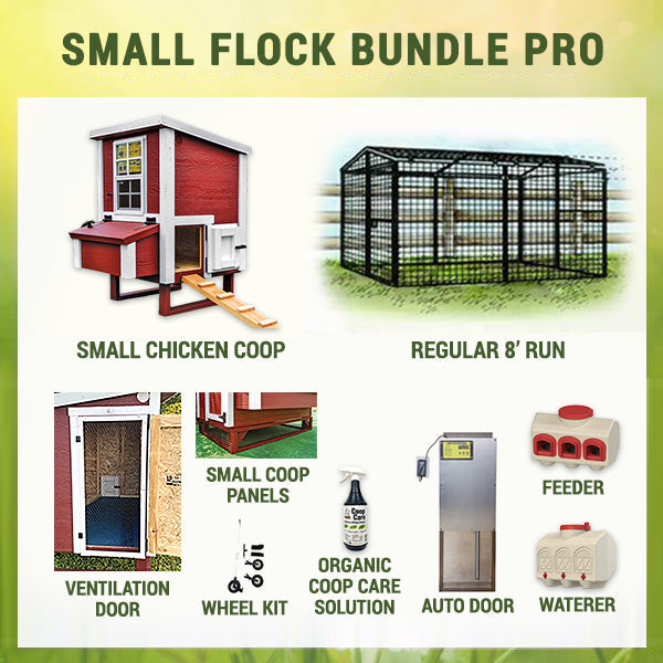 OverEZ Chicken Coop Small Flock Bundle Pro