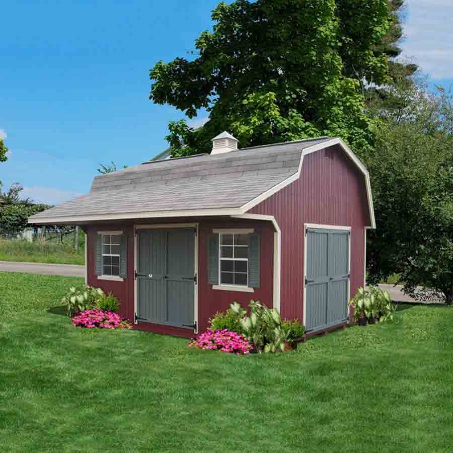 Little Cottage Co. Classic Small Barn with 5' Overhang